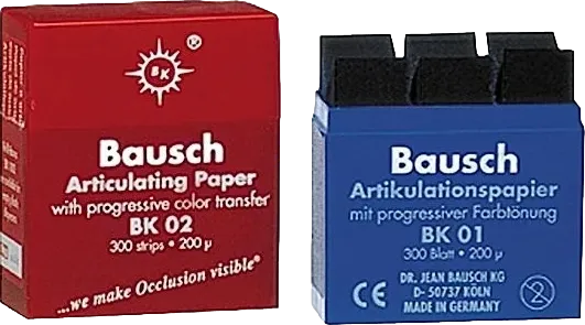 Bausch Artikülasyon Kağıdı 200 Mic 300'lük Kutu