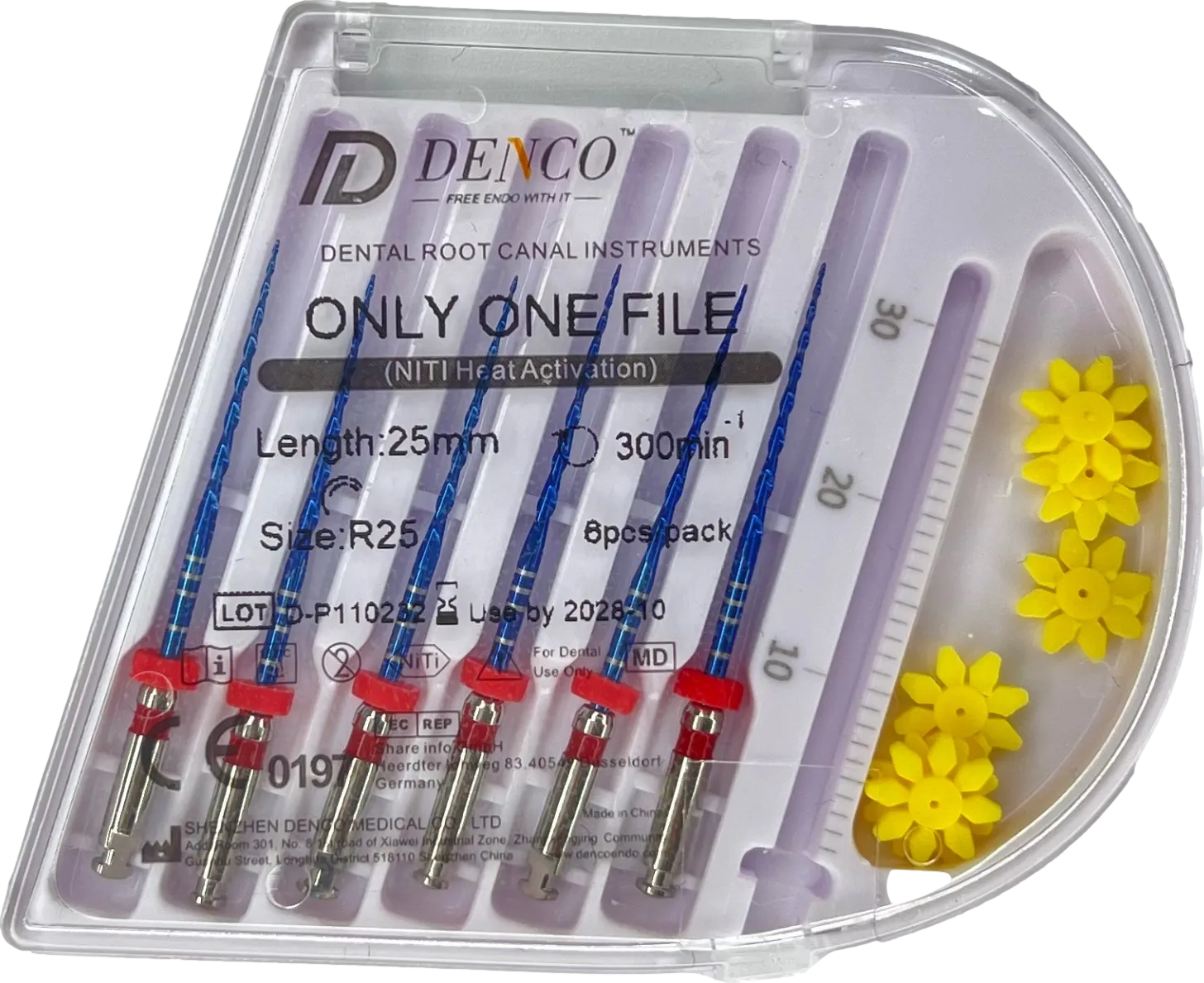 Denco Only One File Blue Reciprocal Kanal Eğesi