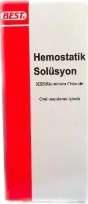 Best Hemostatik Solüsyon %25 Alüminyum Klorür