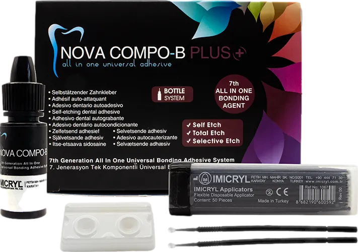 İmicryl Nova Compo B Plus Üniversal Adeziv All İn One Bonding 5 ml