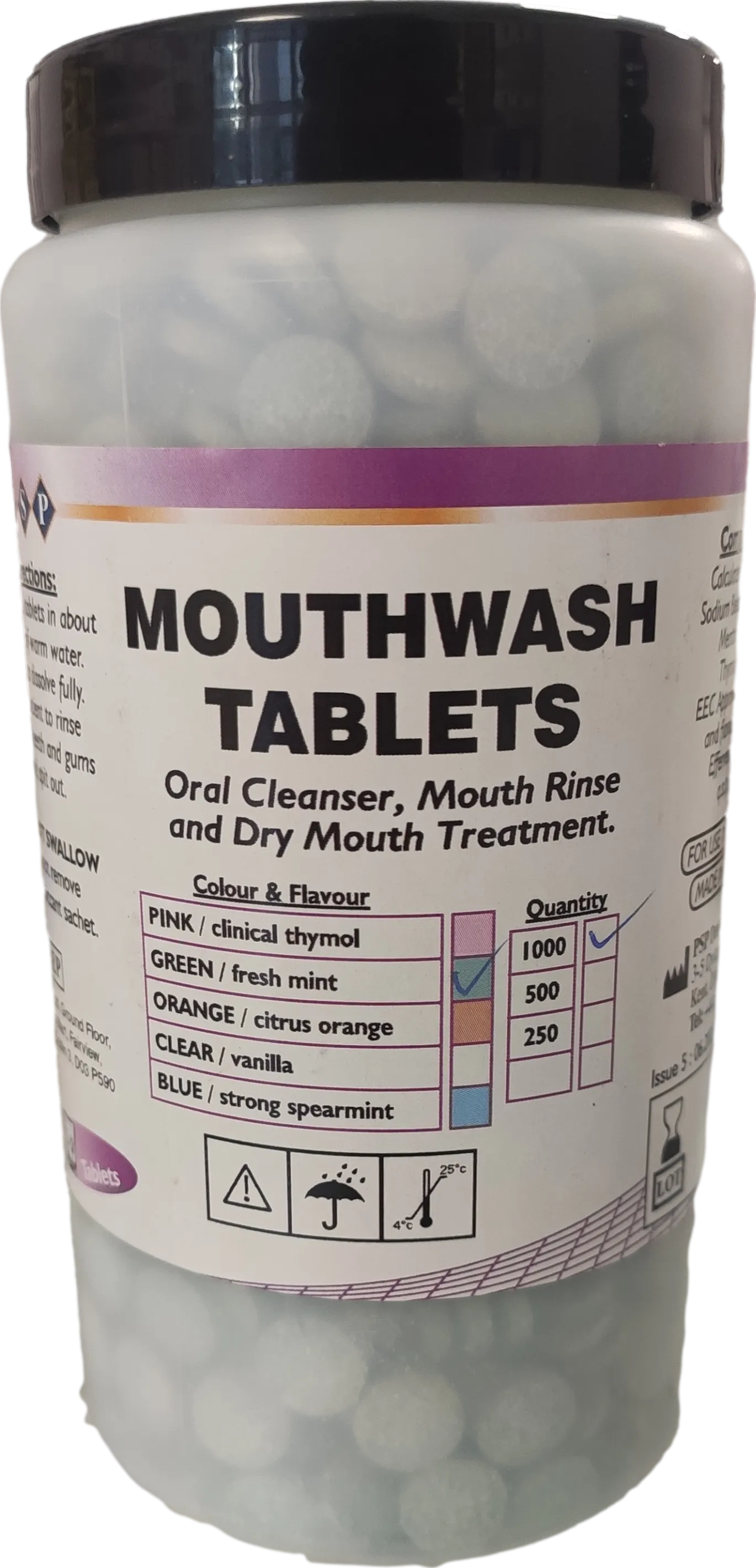 PSP Dental Moutwash Tablet