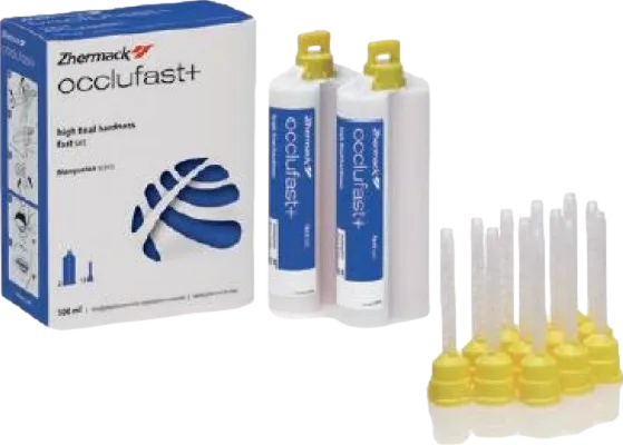 Zhermack Occlufast+ Kapanış Silikonu Standart Paket 2 x 50 ml Kartuş