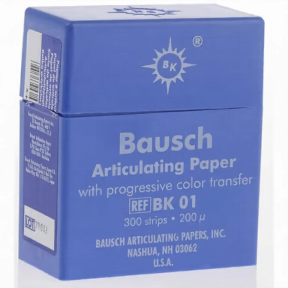 Bausch Progresif Renk Geçişli 200 µ Artikülasyon Kağıdı Mavi BK 01
