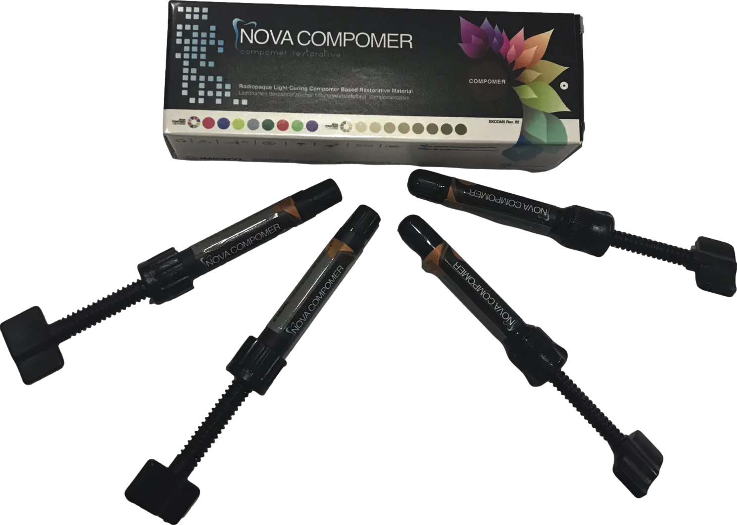 İmicryl Classic & Rainbow Nova Compomer Şırınga 4x 4 g