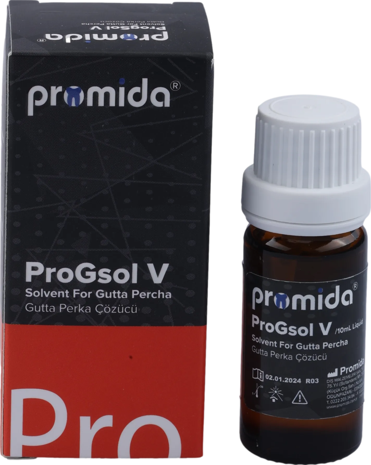 Promida Progsolv Gutta Percha Çözücü Solventi 10 Ml