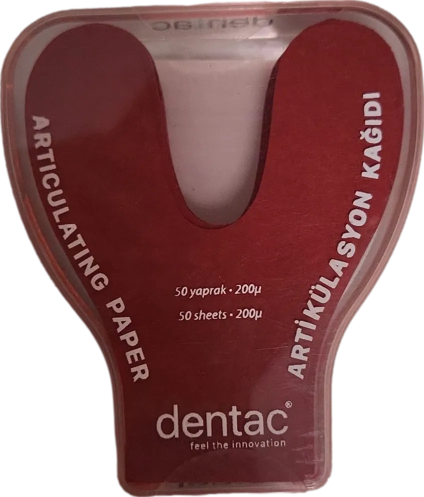 Dentac U Form Artikülasyon Kağıdı