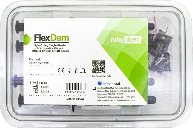 Rubydent FlexDam Işıkla Sertleşen Diş Eti Bariyeri