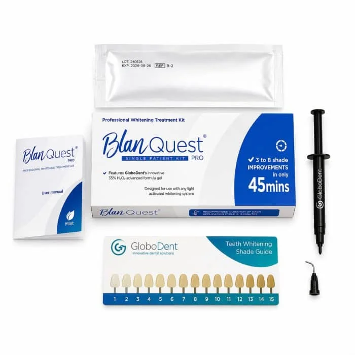 BlanQuest Pro Profesyonel Diş Beyazlatma Tedavi Seti 1 Hastalık